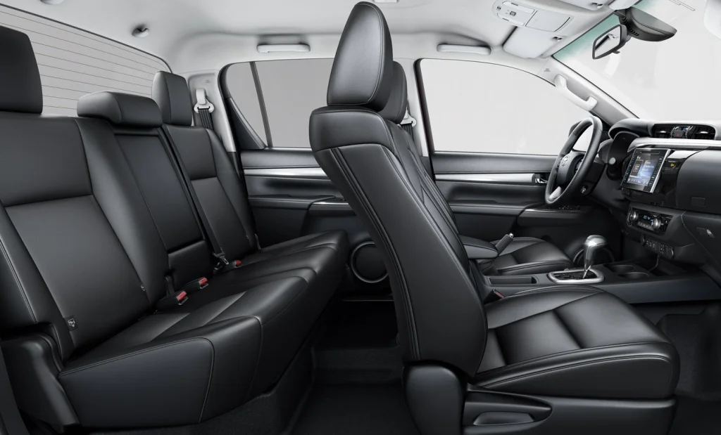 Toyota Hilux for sale in Eldoret, Nairobi, Mombasa- Interior view of Front and Rear Seats