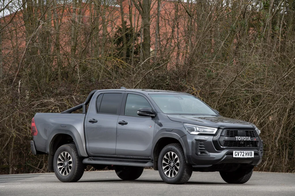 Grey Toyota Hilux invincible