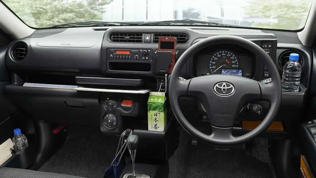 Toyota Probox Dashboard view.