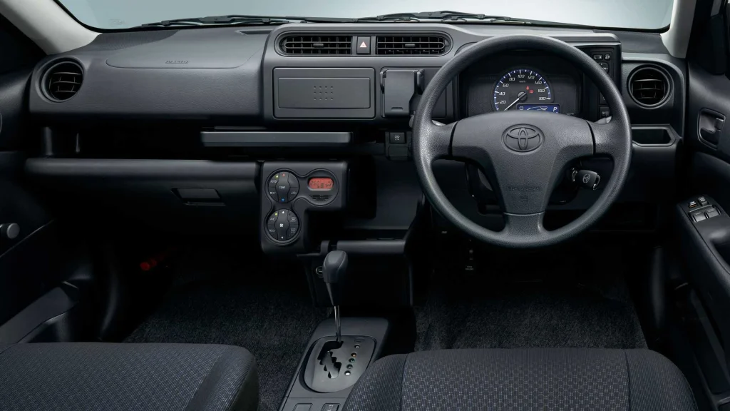 Toyota Probox interior.