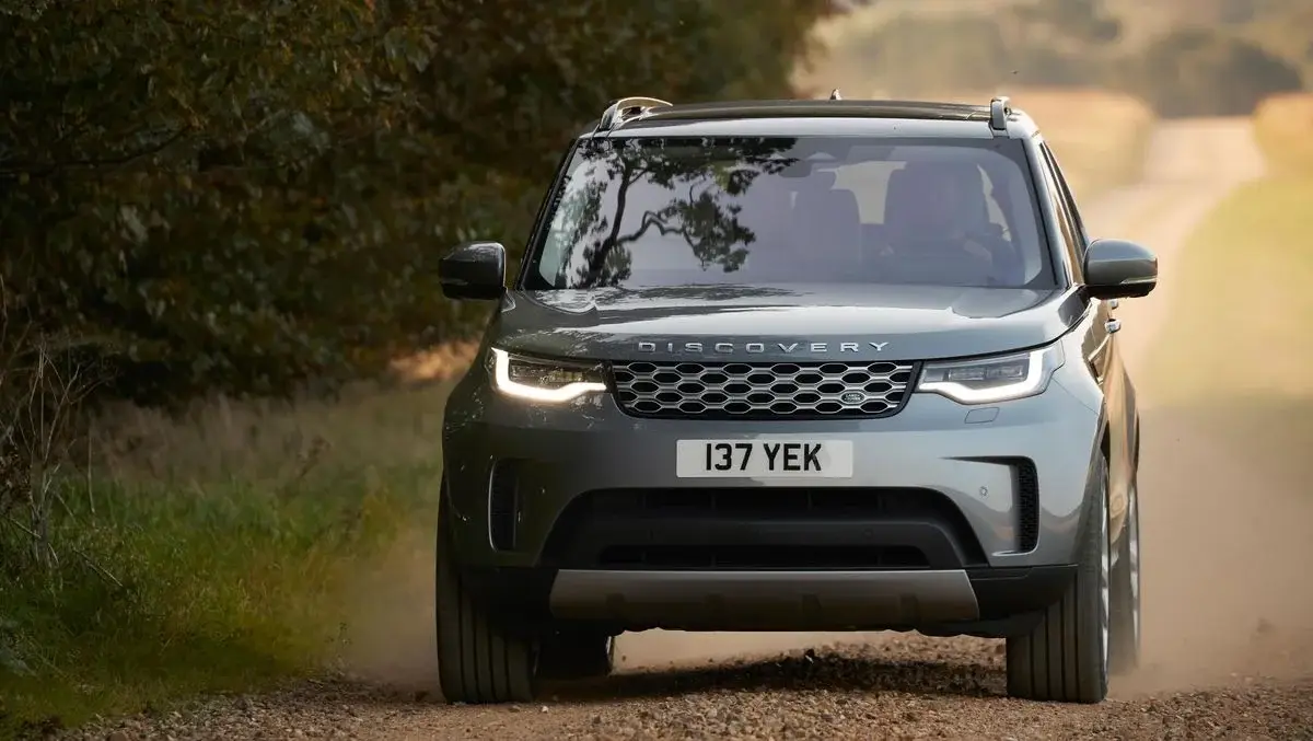 2022 Land Rover Discovery Sport on muddy terrain